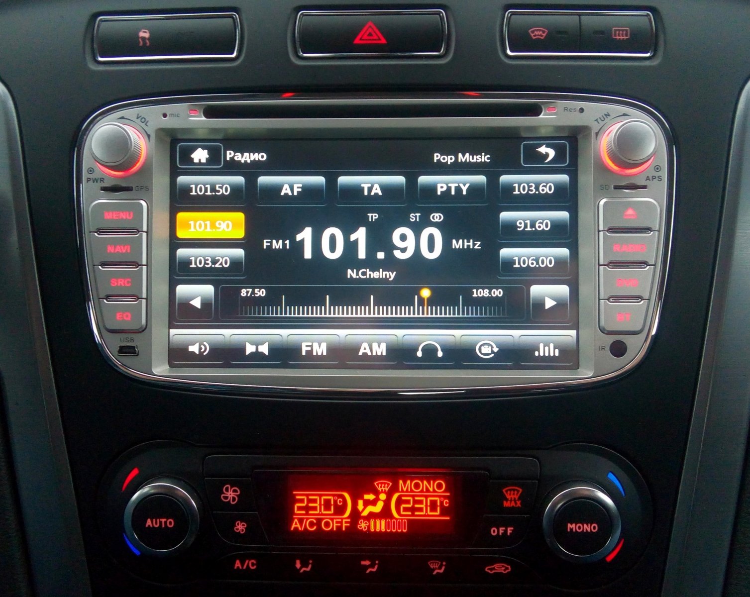 Снятие Ford Audio 6000cd и AUX - Removing Ford 6000cd ...