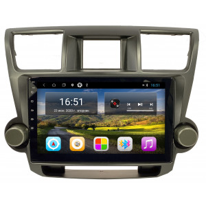 Штатная магнитола Zenith для Toyota Highlander - Тойота Хайлендер (2008-2014), Android 10, 2/16GB