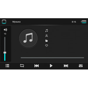 Штатная магнитола Zenith для Lada Granta FL - Лада Гранта, Android 10, 2/16GB